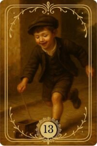 O arquétipo da Carta de número 13 do Baralho Cigano Terapêutico "A Criança".